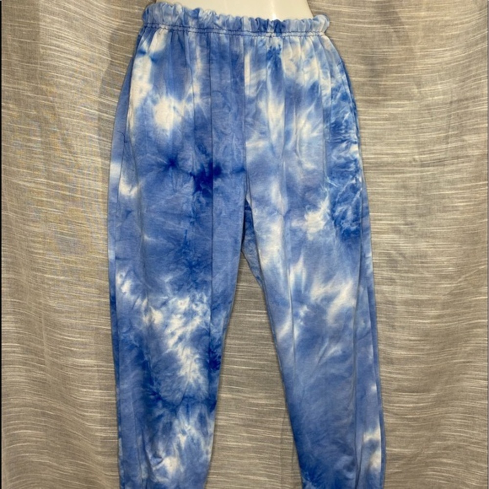 Roma Concept by Rosee blue tie-dye sweatpants- M